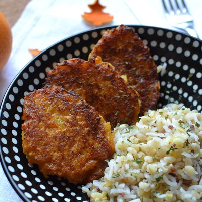 Galettes de potiron riz