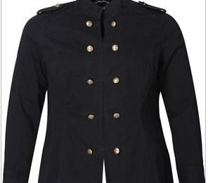 Veste militaire noire neuve