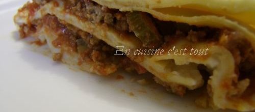 Lasagnes à la viande