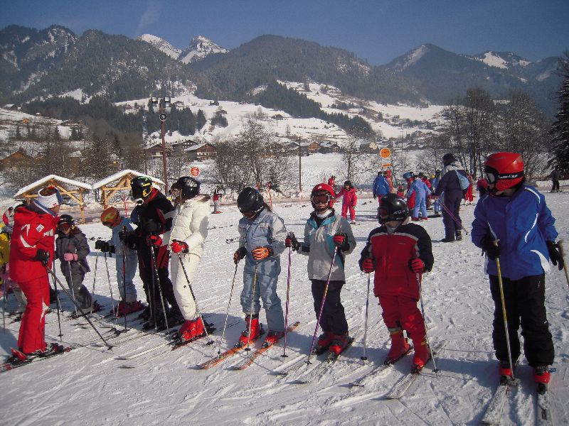 Album photos de la classe de neige à Val d'abondance des enfants des écoles d'Ablon-sur-Seine