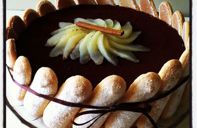 Bavarois poires / caramel