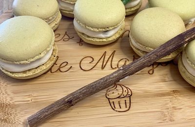 Macaron Menthe Réglisse