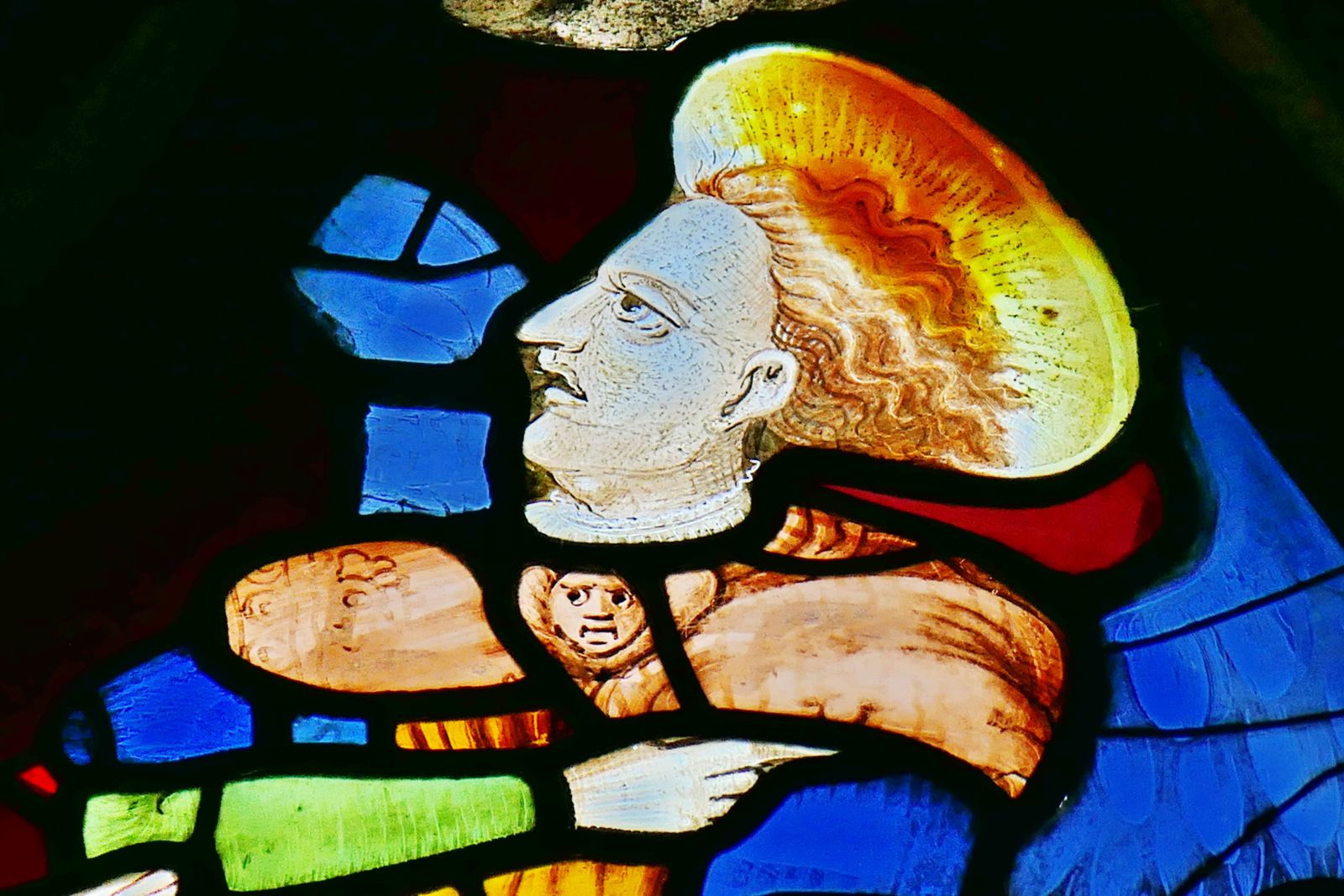 La maîtresse-vitre (1593) de l'église de Saint-Goazec. Photographie lavieb-aile 2022.