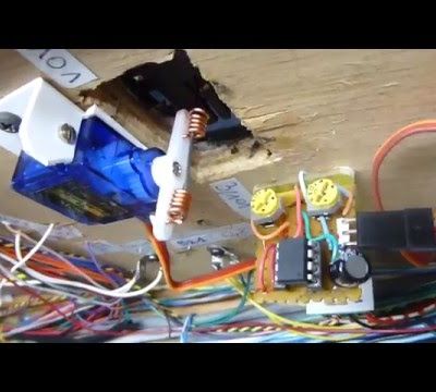 Evolution de moteurs d'aiguillages avec des servomoteurs. 