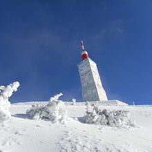 Ascension du Mont Ventoux en raquettes avec Jean Paul !