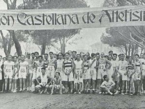 Participantes en la línea de salida