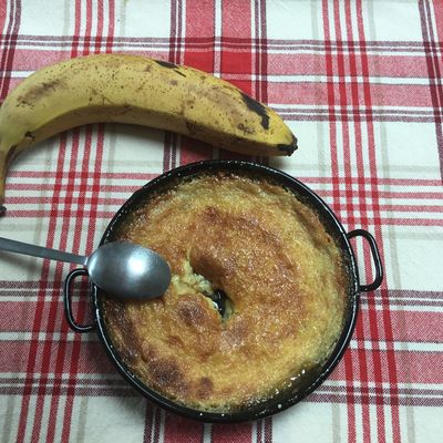 Gratin de banane au rhum