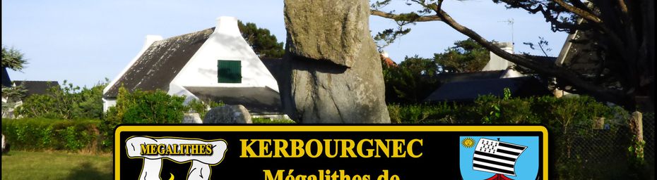 MEGALITHES - ALIGNEMENT de KERBOURGNEC  ( Saint Pierre de Quiberon – Morbihan )