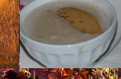 Velouté de chataignes au foie gras