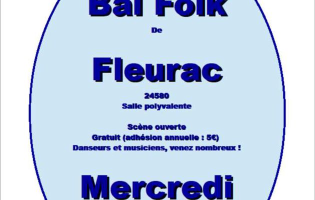Bal trad à Fleurac le 24 avril 2019