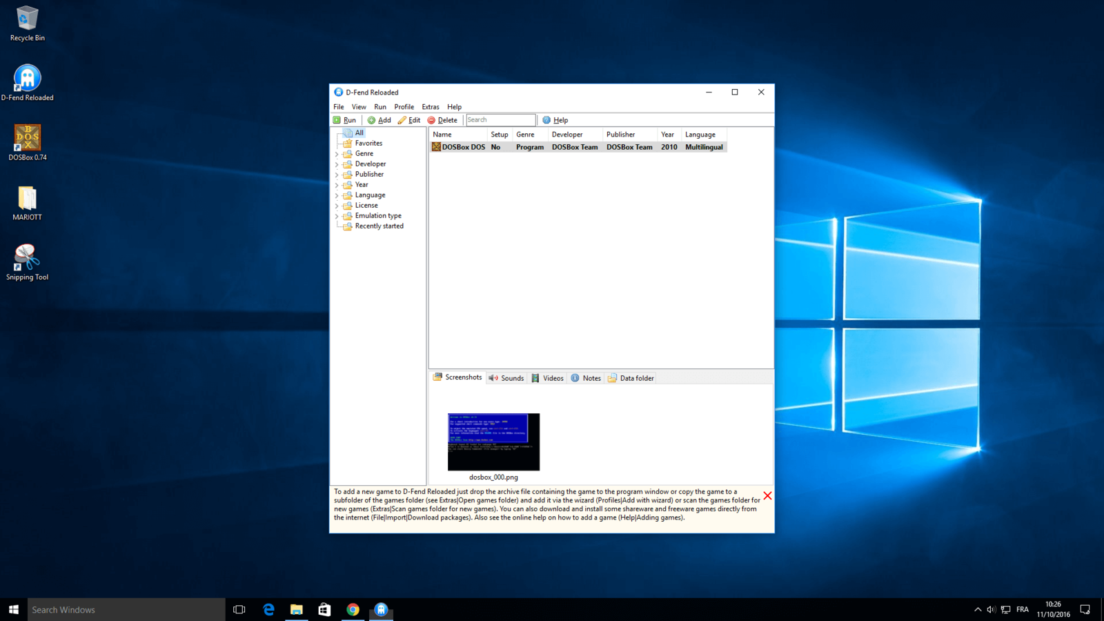 how to run windows on dosbox