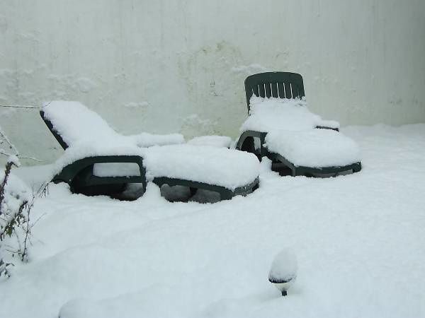 Découvrez notre maison sous 20 cm de neige !