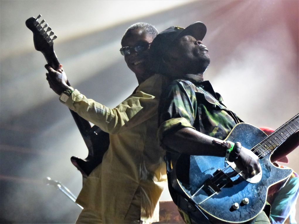 Fontainebleau. Juillet 2019. Romane et le Paris Swing Orchestra. Mayra Andrade. Maravillas de Mali (et Boncana Maiga). Jupiter and Okwess. (Photos: Frantz-Minh Raimbourg)