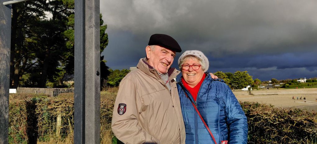 Promenade à Billiers avec Pierre et Sylviane