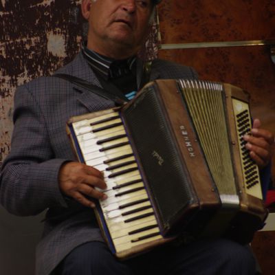 Portrait d'accordéonniste
