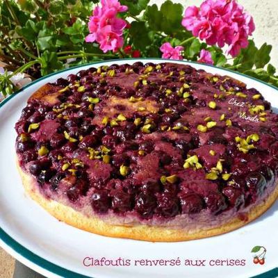 Clafoutis renversé aux cerises 