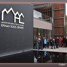 EPINAY-SOUS-SENART ( Essonne ), inauguration de la Maison des Arts.