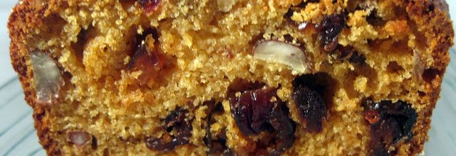 Cake noisettes cranberries amande