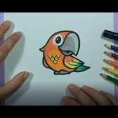 Como dibujar un pajaro paso a paso 14 | How to draw a bird 14