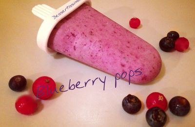 Blueberry pops