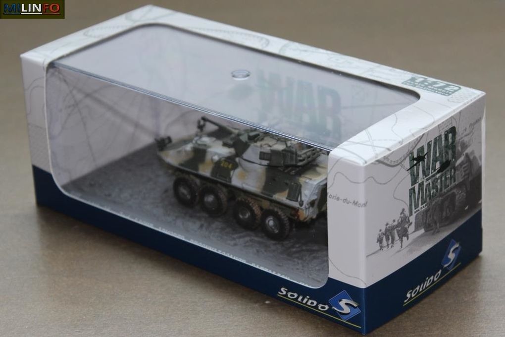 La boîte vitrine avec son surboitage Solido/WarMaster