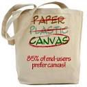 Canvas Bag rather than plastic or paper