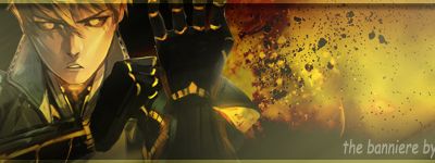 Banniere One Punch-Man Genos