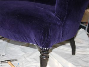 Renaissance d'un fauteuil Lambrequin (Napoléon III)