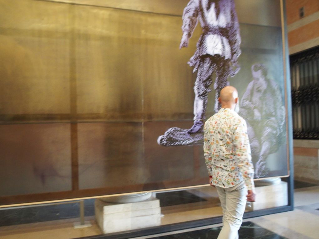 Ensemble Axial Age, vues de l'exposition Sigmar Polke., palazzo Grassi, Venise © photographies Le Curieux des arts Gilles Kraemer, juin 2016. Exposition Sigmar Polke, palazzo Grassi, Venezia