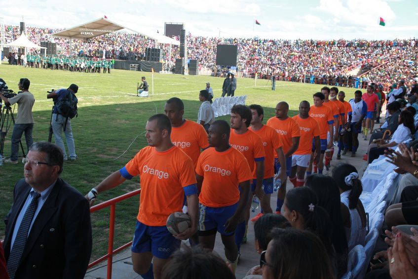 Inauguration du Kianja (Stade) Makis de Madagascar, à Andohatapenaka, par le Président Andry Rajoelina. 3ème partie. Photos: Harilala Randrianarison