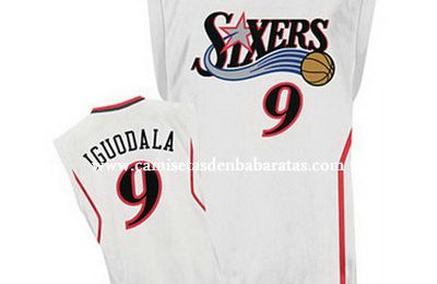  Philadelphia 76ers camisa blanca Andre Iguodala