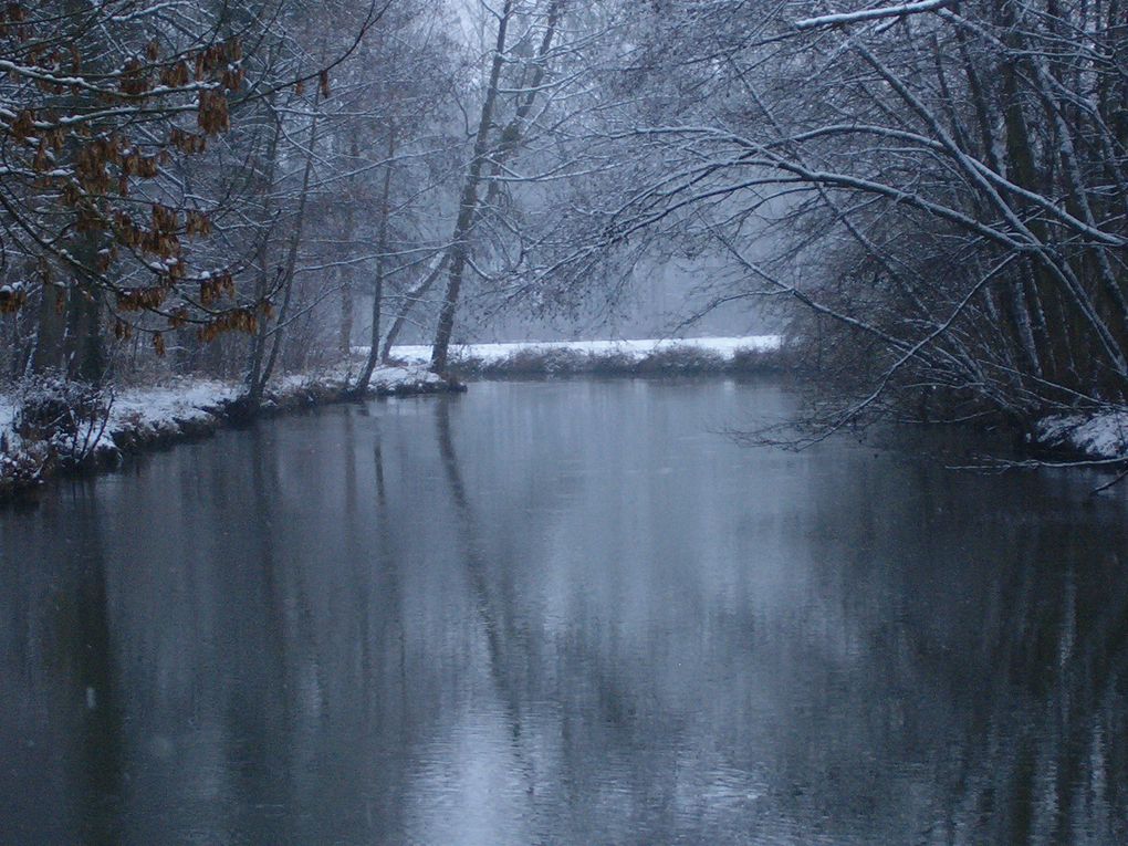 Quelques photos du parcours sous la neige 