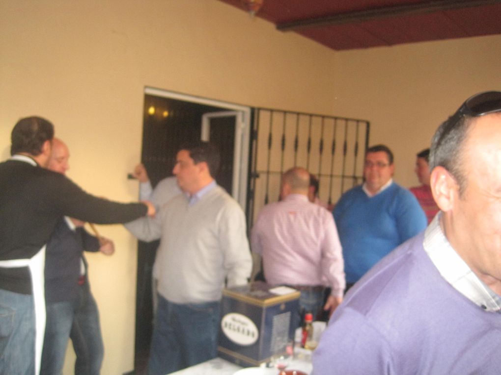 Bautizos de hermanos celebrados el ábado de Tentaciones 2013 a mediodía en el cuartel del III Grupo de Maria Stma. de la Soledad - Paz, conciencia y bondad.