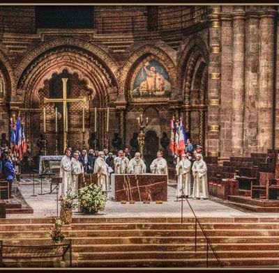 Cérémonie de la  St MARTIN ( patron de la police nationale ) 22/11/2018  Cathédrale de STRASBOURG  