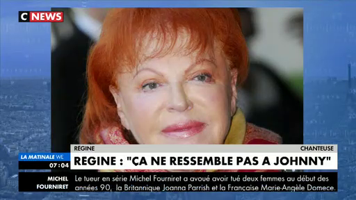 Régine : "Je suis étonné que Johnny puisse faire une chose pareille. Ce n'est pas naturel de sa part, ça ne lui ressemble pas"