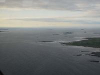 Survol de la Mer du Nord, du fjord de Stavanger et de Tungenes Fyr.