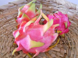 Pomelo à chair rose et Pitaya à chair rose et blanche 