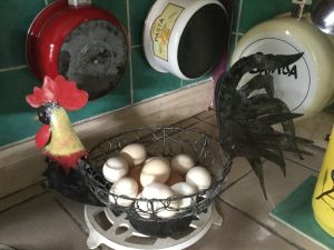 Tous les produits de base rassemblés pour la préparation 