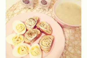 Petit toast à la chèvre - opération vide frigo & placard 