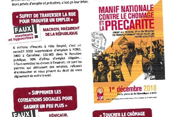 Rassemblement et manifestation 1er Décembre à 15 H à Alès