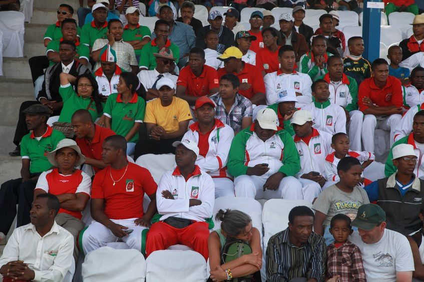 Inauguration du Kianja (Stade) Makis de Madagascar, à Andohatapenaka, par le Président Andry Rajoelina. 3ème partie. Photos: Harilala Randrianarison