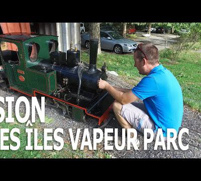 Visite du réseau des îles Vapeur Parc dans le canton du Valais en Suisse