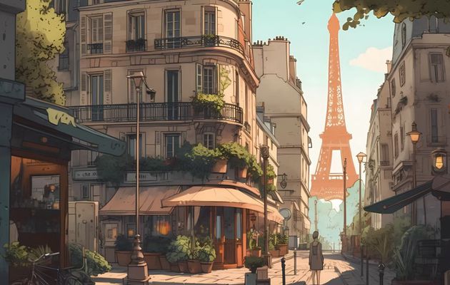 French Cafe Music : Paris Love Notes | Romantic Accordion