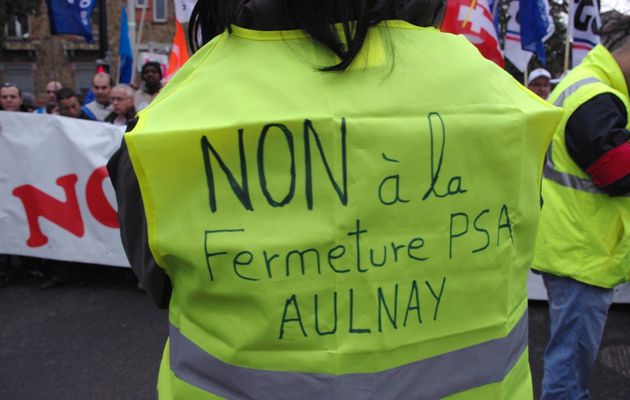 Grève et occupation de l'usine PSA d'Aulnay (mercredi 16/01)