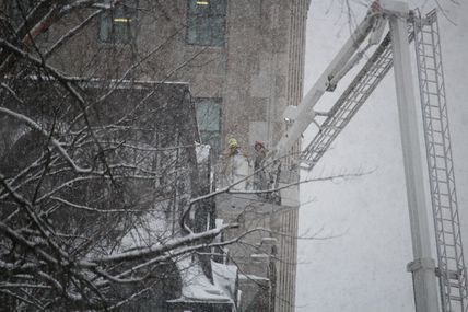 Incendie en cours au légendaire Hotel Clarendon à Québec