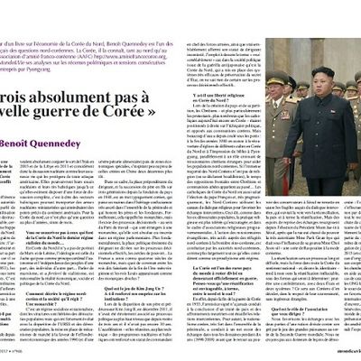 Le président de l'AAFC répond au bimensuel « Monde&Vie »