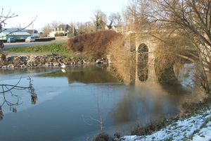 Le pont sur l'Authion à Andard