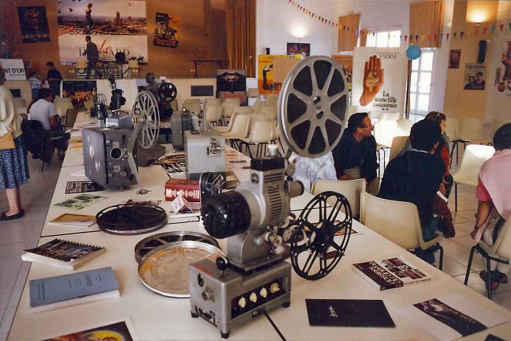 Exposition sur la fête du cinéma en 1995 (salle polyvalente du village)