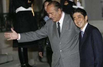 Shinzo Abe est à Paris