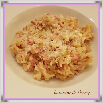 Risotto poireaux jambon (Cookeo )